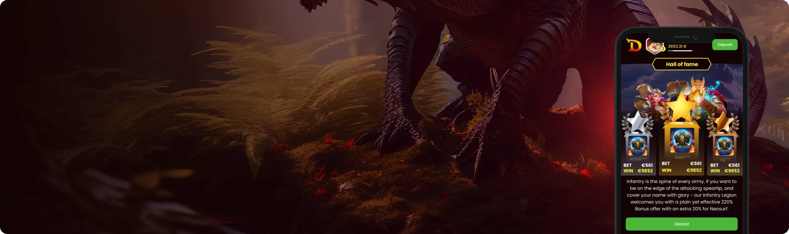 Dragon Slots Εφαρμογή